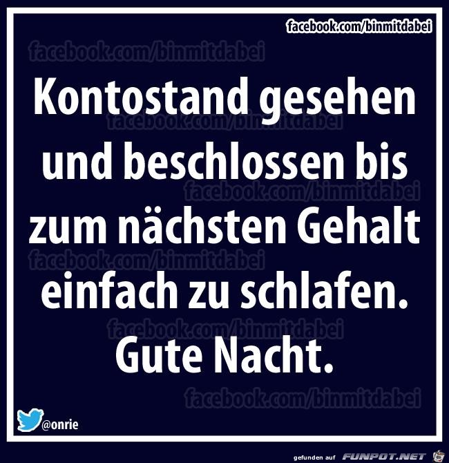 Kontostand Kontostand