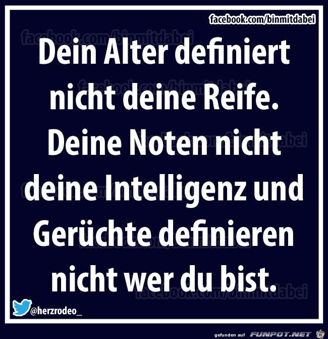 Dein Alter