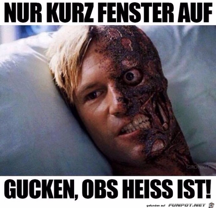 Nur kurz Fenster auf Nur kurz Fenster auf