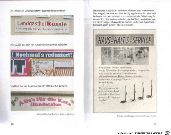 die Sache mit dem Apostrophen die Sache mit dem Apostrophen