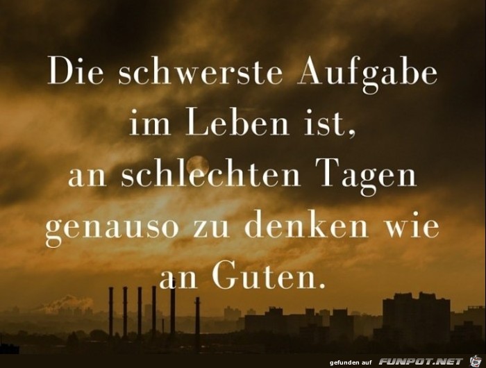 die schwerste Aufgabe die schwerste Aufgabe