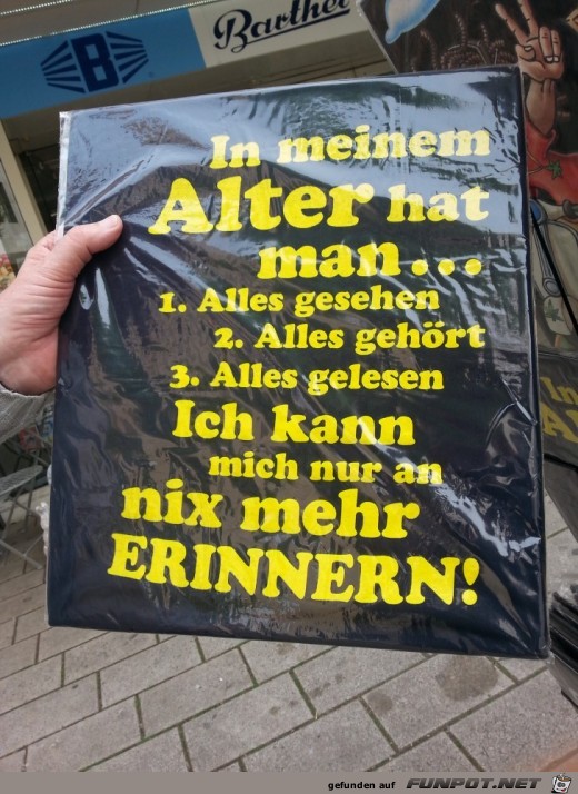 in meinem Alter in meinem Alter