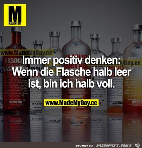 Immer posetiv denken Immer posetiv denken