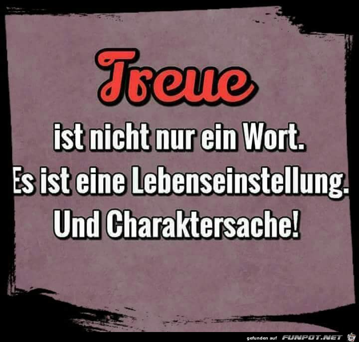 Treue ist nicht nur ein Wort