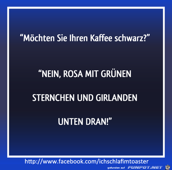 Kaffee schwarz