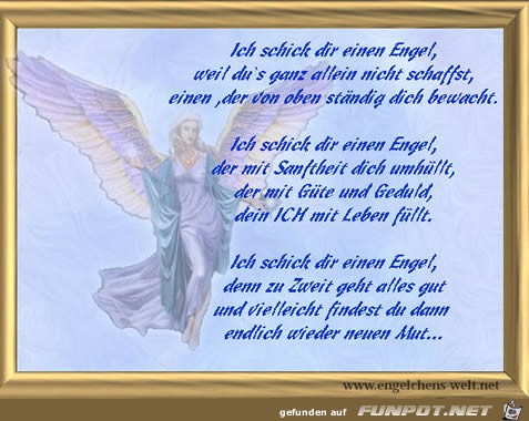 ich schick dir einen Engel ich schick dir einen Engel