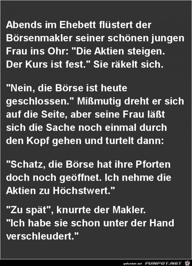 Abends im Ehebett Abends im Ehebett