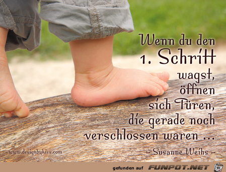 1 Schritt 1 Schritt