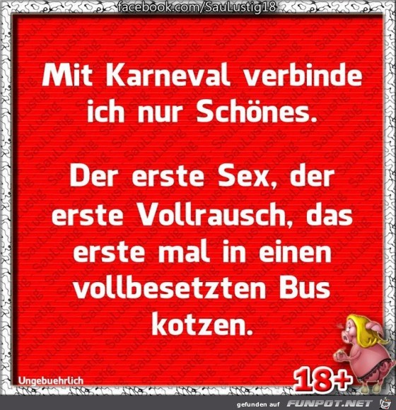 Karneval war schoen