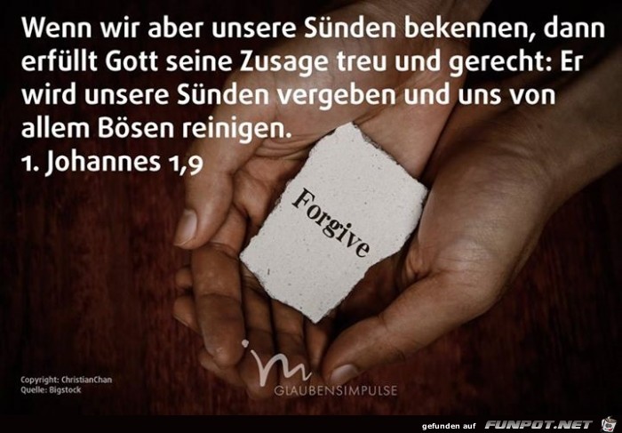 1 Johannes 1 9