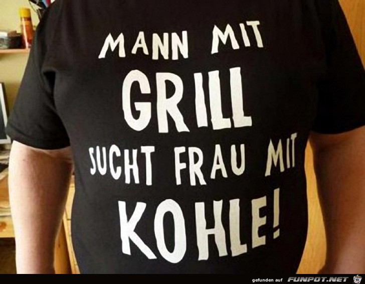 Mann mit Grill Mann mit Grill