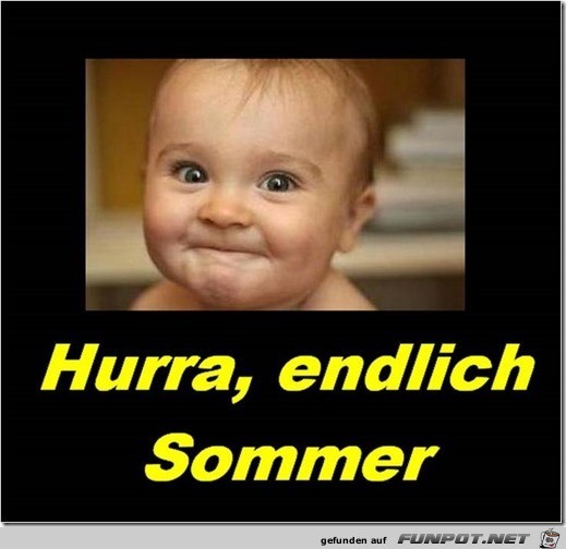 hurra endlich Sommer