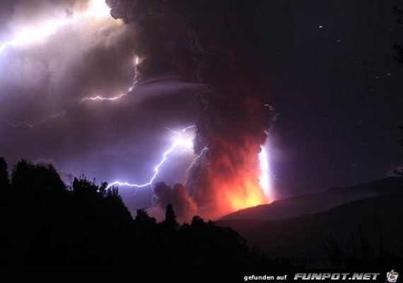 Fotos von der Vulkan Puyehue