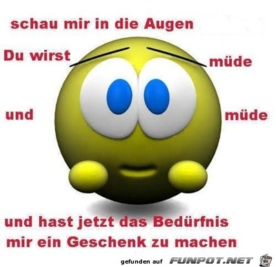 schau mi in die augen 