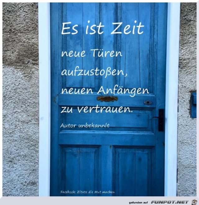 Es ist Zeit