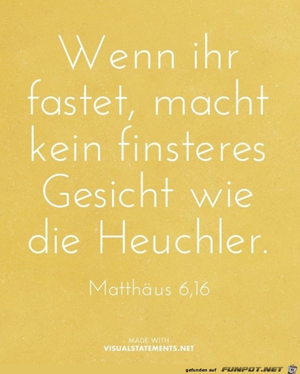 Matthaeus 6 16 Matthaeus 6 16