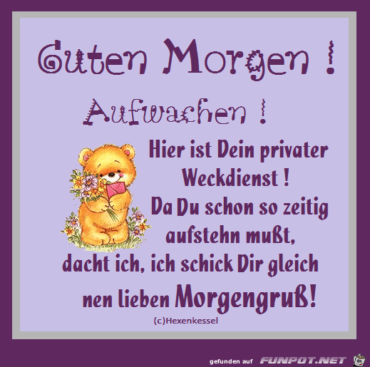 Guten Morgen Guten Morgen
