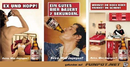 das nenne ich mal eine gelungene Bierwerbung