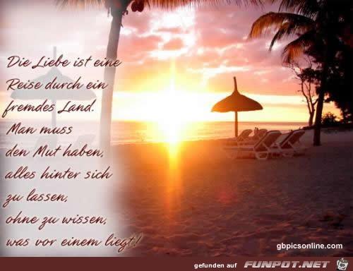 die Liebe ist eine Reise