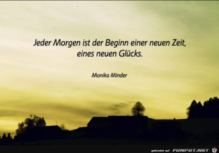 jeder morgen ist