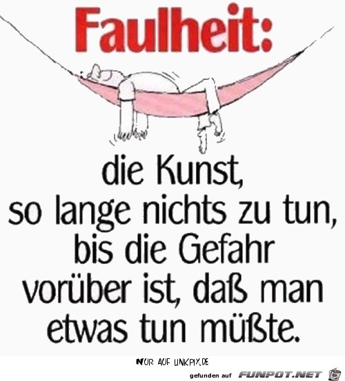 faulheit 