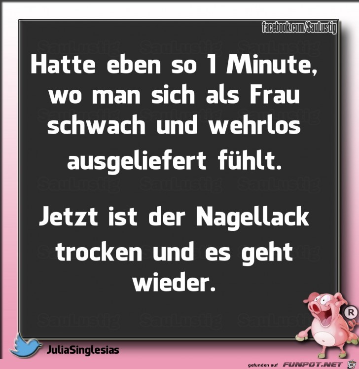  Eine Minute schwach