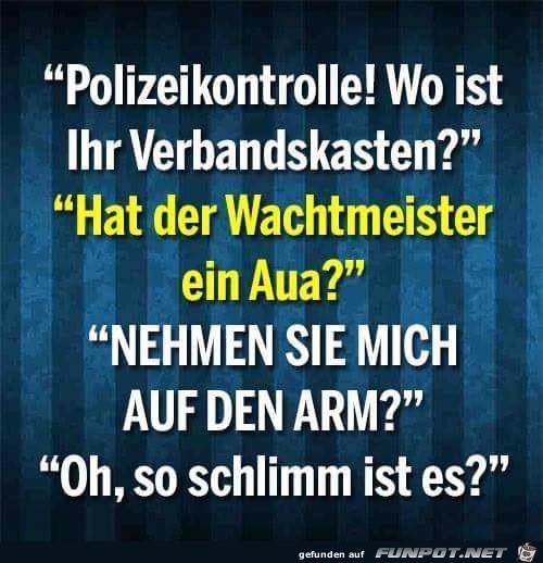 Polizeikontrolle Polizeikontrolle