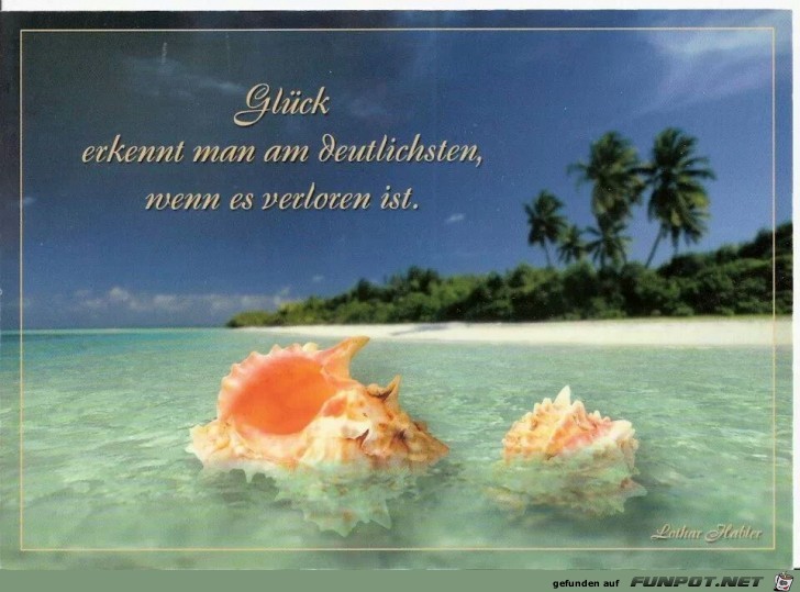 Glck erkennt man...