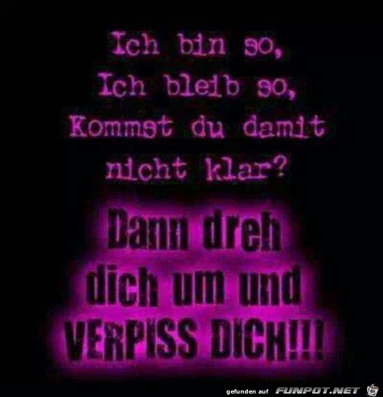 Ich bin so... Ich bin so...