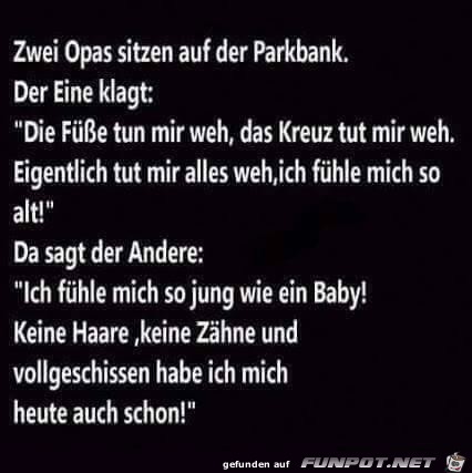zwei Opas auf der Bank zwei Opas auf der Bank