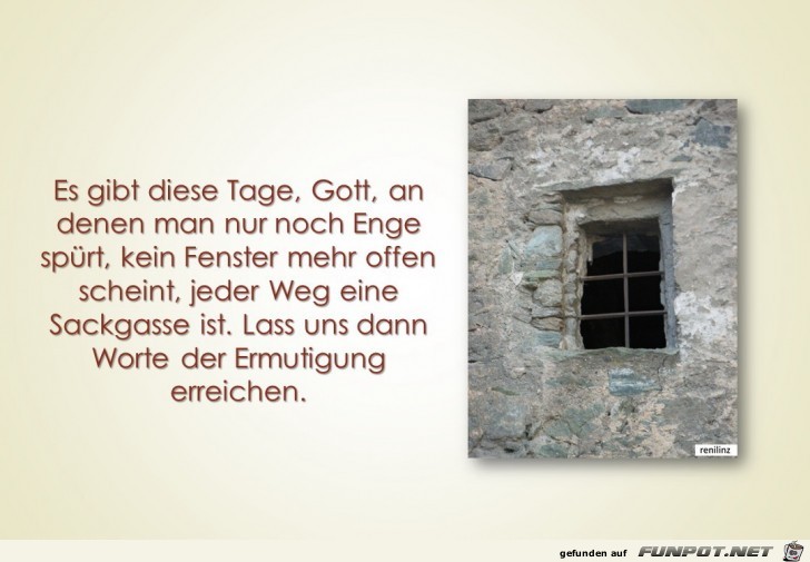 Es gibt Tage Gott Es gibt Tage Gott