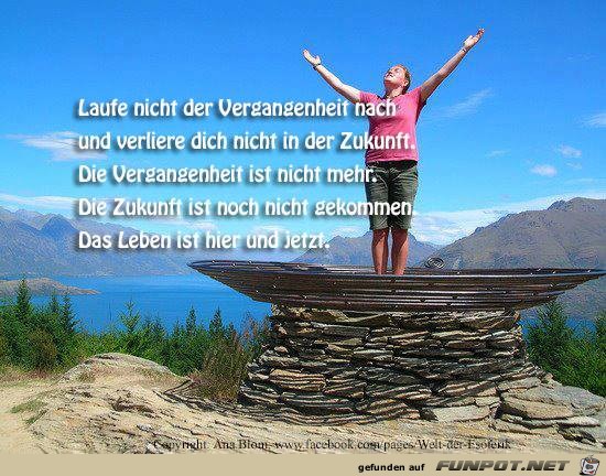 Laufe nicht der Vergangenheit nach... Laufe nicht der Vergangenheit nach...