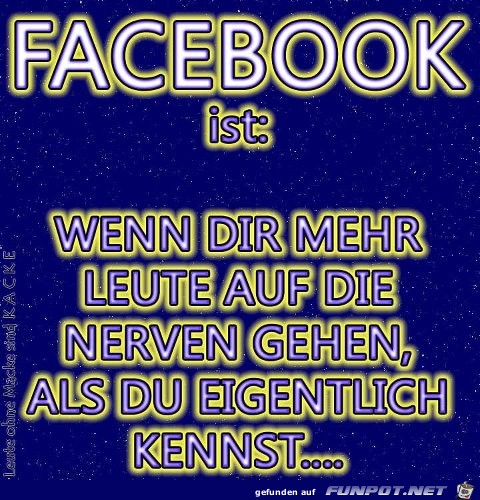 Facebook ist...