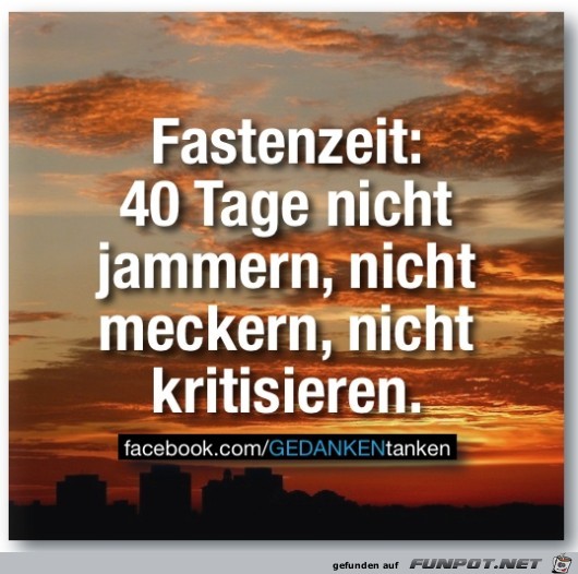 Fastenzeit