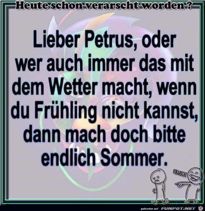 Lieber Petrus