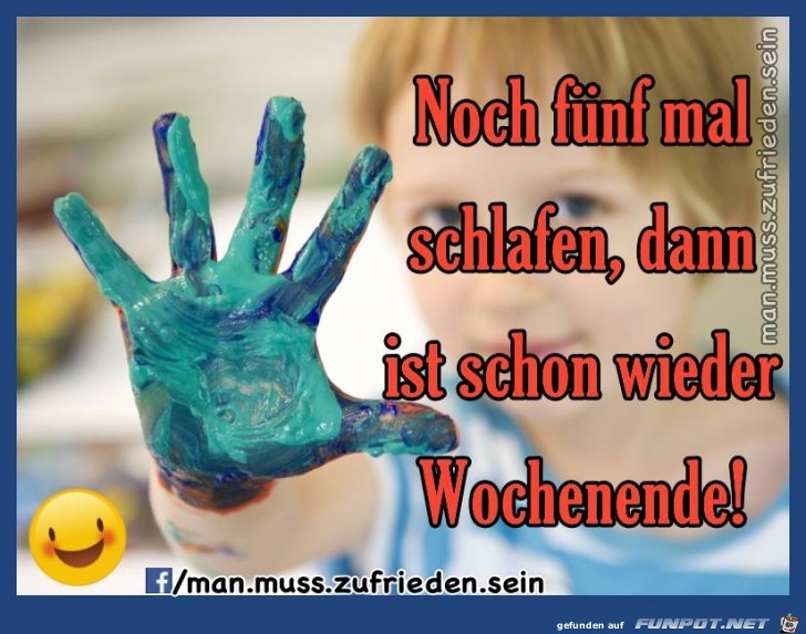 Noch fuenf mal schlafen