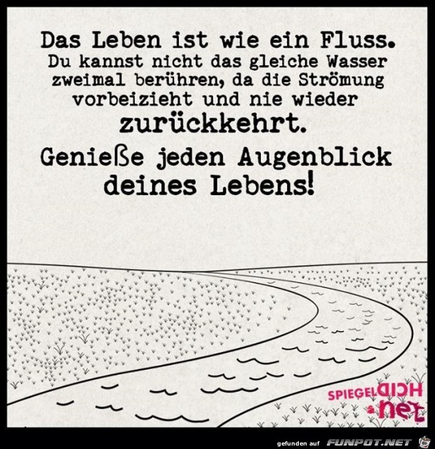 wie ein fluss