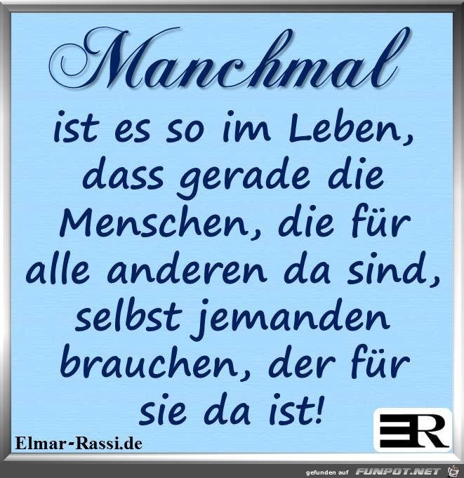 Manchmal 