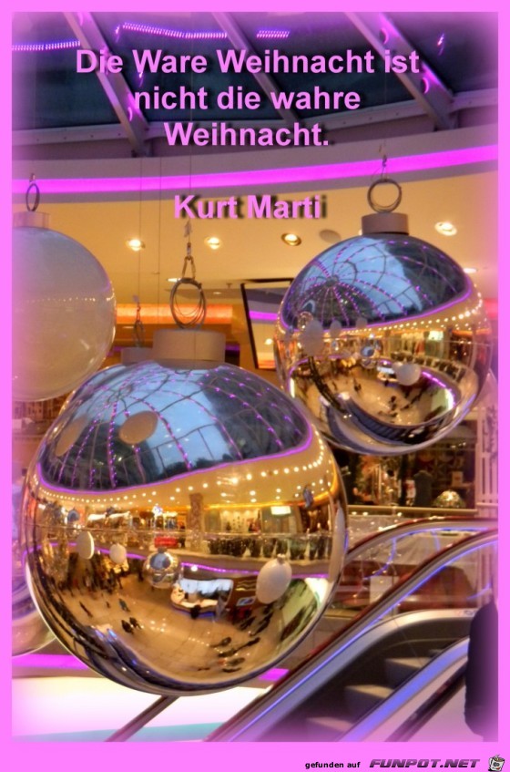 Die Ware Weihnacht ist nicht die wahre Weihnacht Die Ware Weihnacht ist nicht die wahre Weihnacht