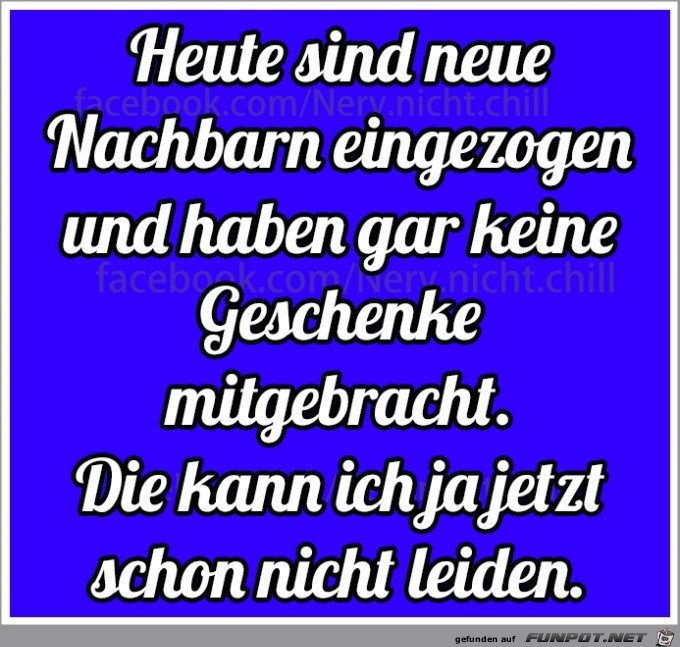 Neue Nachbarn Neue Nachbarn