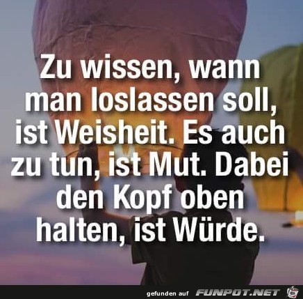 zu wissen