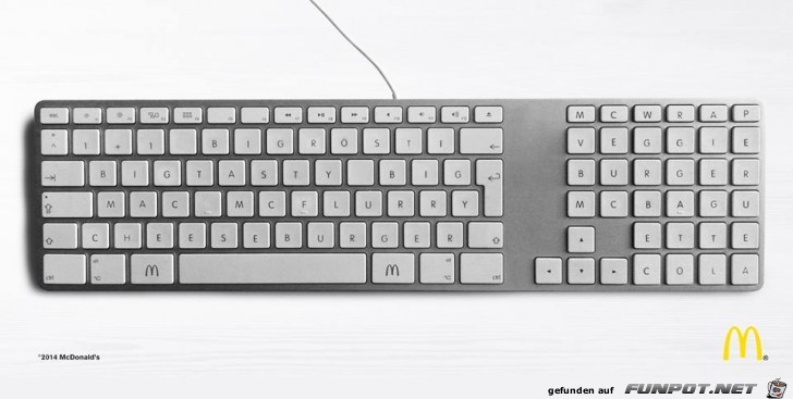 Tastatur McDonalds Tastatur McDonalds