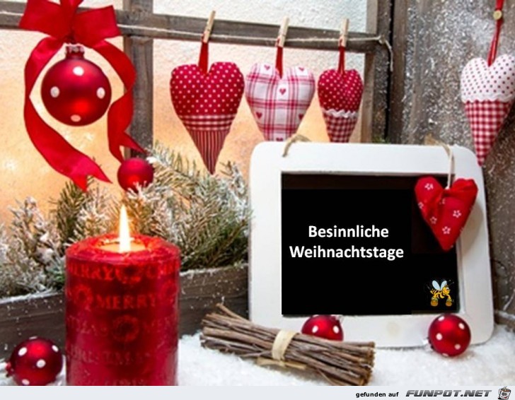 besinnliche Weihnachtstage