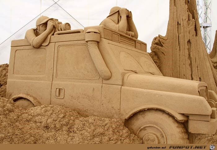 Sand Skulptur von Vancouver