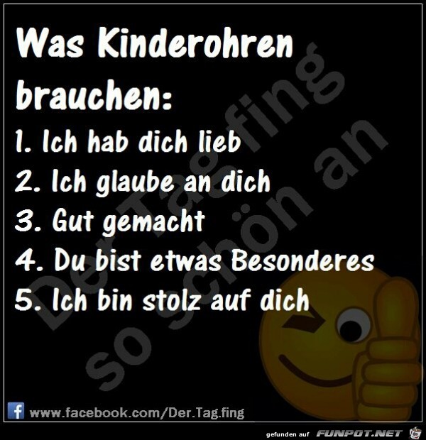 was Kinderohren brauchen