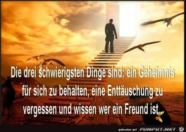 Die schwierigsten Dinge sind... Die schwierigsten Dinge sind...