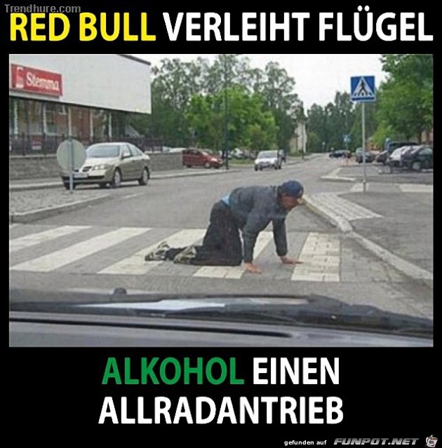 Alkohol ist nicht immer eine Lsung :-)