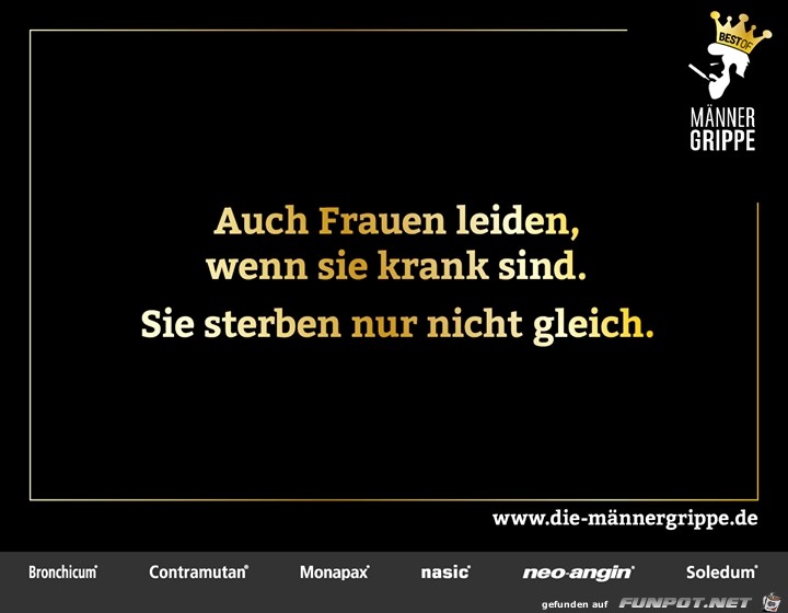 auch Frauen leiden wenn sie krank sind auch Frauen leiden wenn sie krank sind