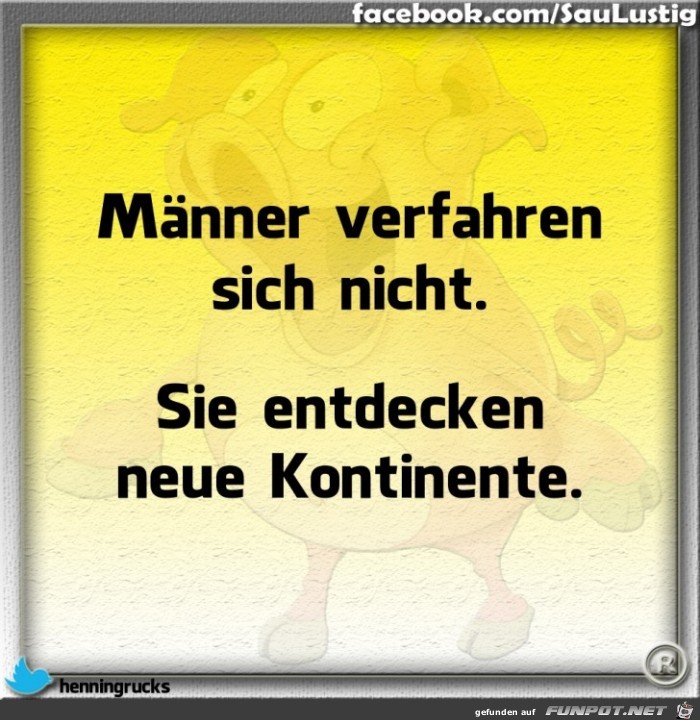 Maenner verfahren sich nicht Maenner verfahren sich nicht