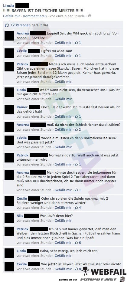 Dummheit bei Facebook